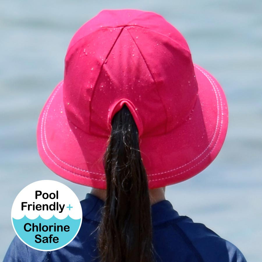 ponytail swim cap