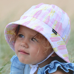 Bedhead Hats -Baby Bucket Hat with Strap - Blush