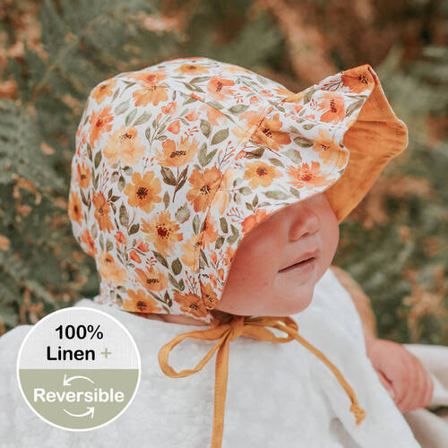  'Searcher' Ruffle Bonnet - Margaret / Maize