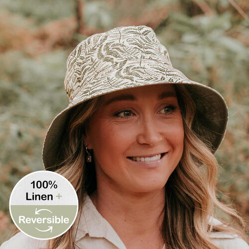  'Vacationer' Ladies Sun Hat - Fern / Moss