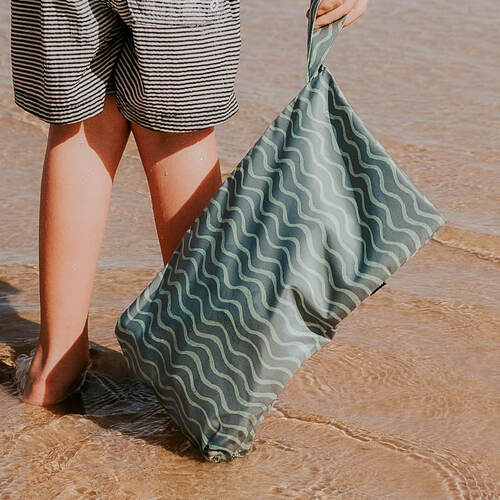 Wet Bag - Waves Print